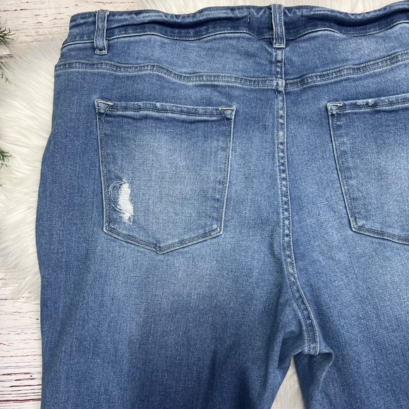 👖|•KANCAN•| Distressed Skinny Stretch Jeans Plus Size 22👖 - Picture 5 of 9